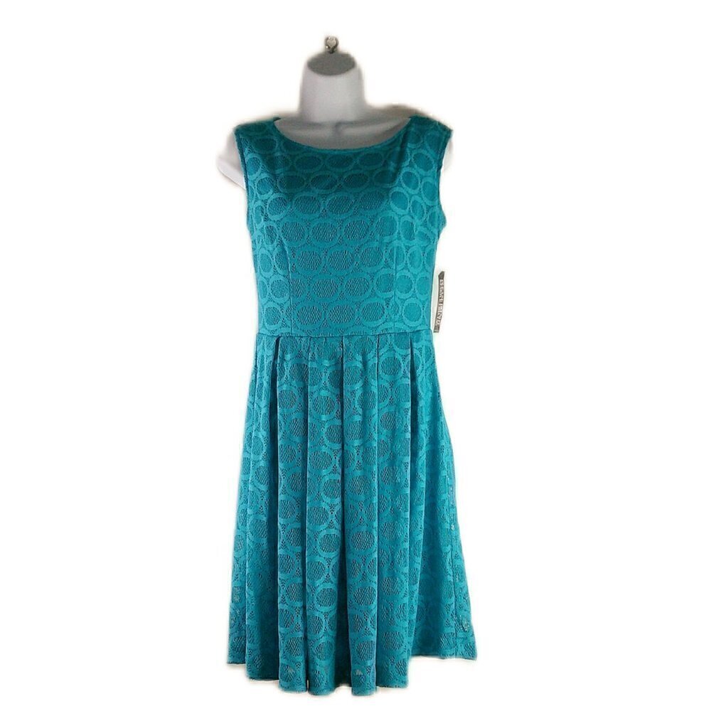 NY & Company - Teal Sleeveless Summer Dress - Size 2